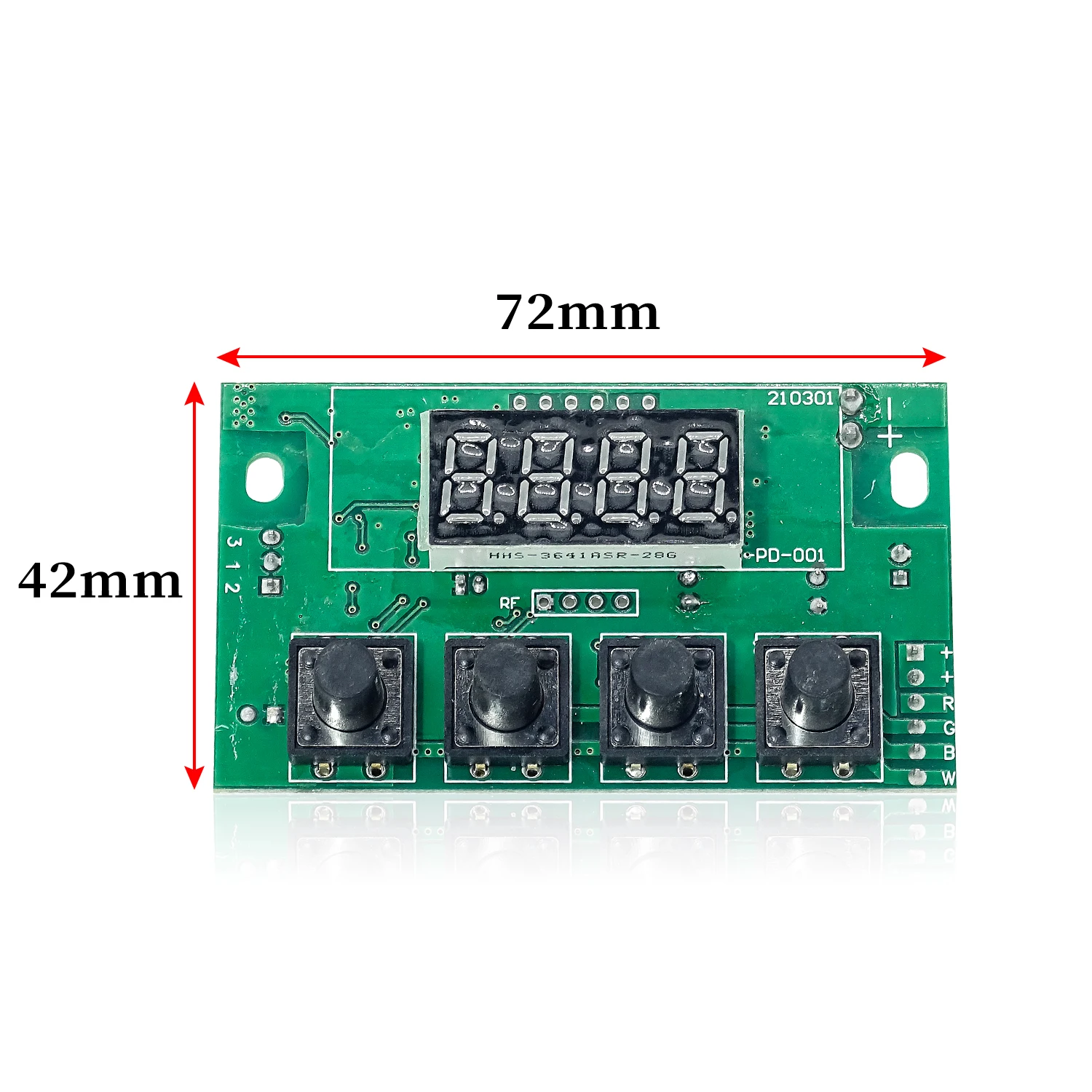 Remote Motherboard Large button 7x12W, 6x12w, 5x12w, 12x12w LED PAR Motherboard Voltage 12-36V par led RGBW 4in1 7*12w