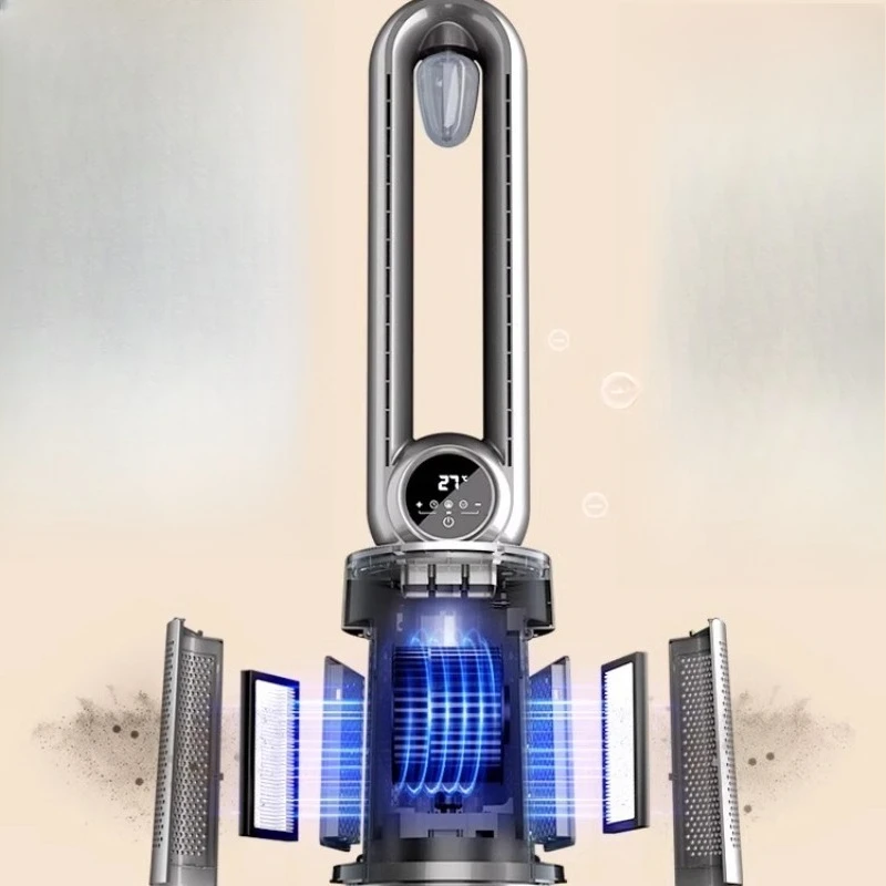 

Bladeless fan Water-cooled air conditioner fan Household circulating cold air floor fan Vertical