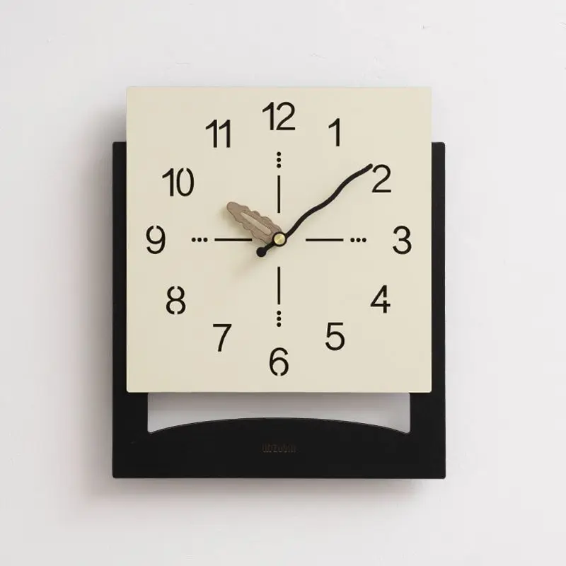 

Modern Minimalist Wall Clock European Style Fashion Home Decorative Hanging Interior Clock for Living Room Wall Decoration