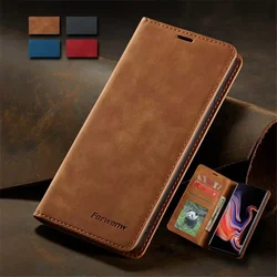 Wallet Card Flip Leather Case For Samsung Galaxy S10 5G S20 FE S21 Plus S22 S23 FE S24 Ultra A14 A15 A33 A34 A51 A52 A53 A54