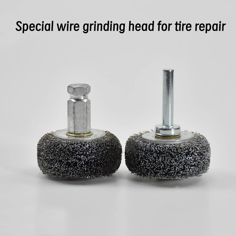 Pneumatic Low-speed Tire Wire Grinding Wheel Brush  Electric Grinding Machine Soft Wire Brush