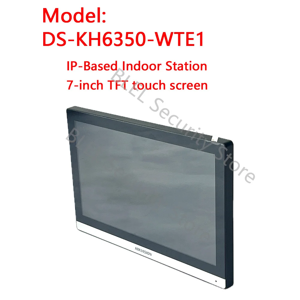 Hikvision DS-KH6350-WTE1 Video Intercom IP-Based Indoor Station 7-Inch TFT Touch Screen Standard POE WIFI Wireless