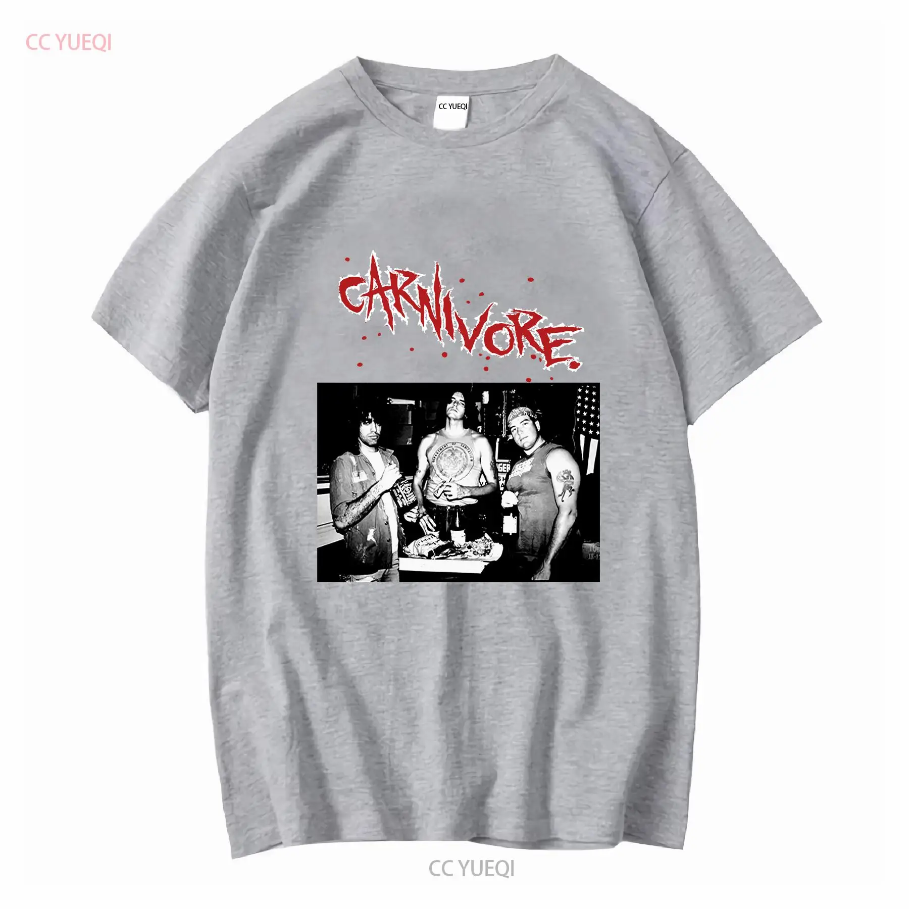 激レア　90sビンテージTシャツ　カーニヴォア　バンドT Carnivore Carnivore Band T shirt Black Short All Size S to 4XL zz565 vintage
