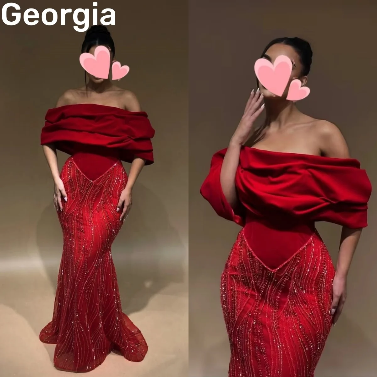 

Русалка Настроить платья для выпускного вечера с открытыми плечами и бисером Роскошные вечерние платья длиной до пола с короткими рукавами на молнии Коктейль