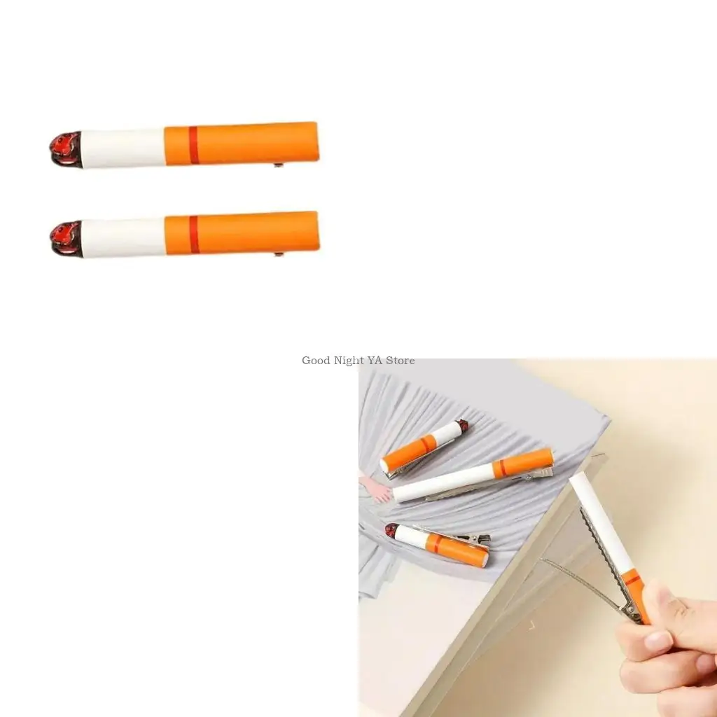 

2x юмористические ложные сигареты для волос для вечеринок Реалистичный набор шпильки