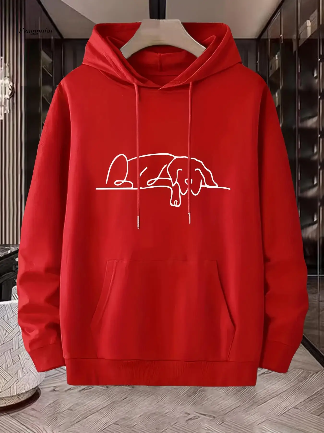 Sweat à capuche surdimensionné imprimé créatif, Style de rue américain, mode Hip Hop, sweat-shirt décontracté d'automne et d'hiver pour étudiants