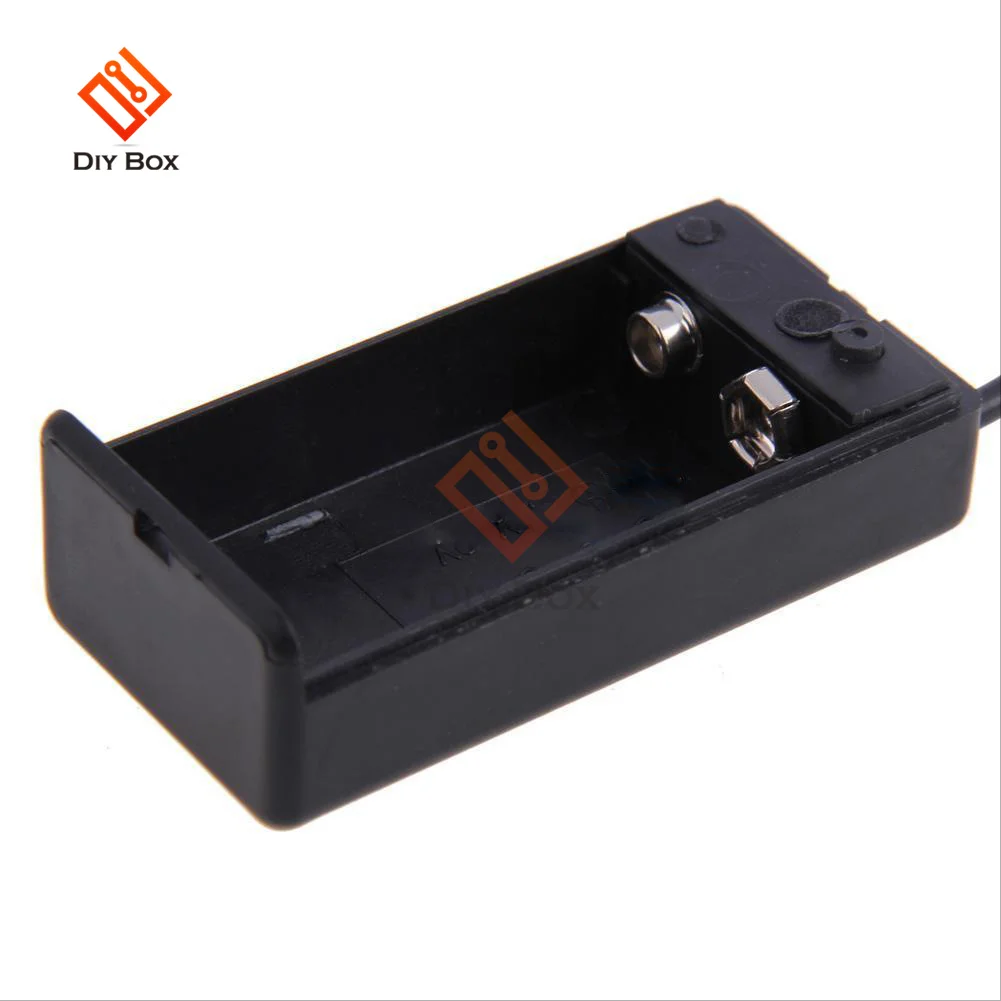HiLetgo 3 stks 9V Batterij Houder Box Case Met Plug Voor Arduino HiLetgo 3 stks 9V Batterij Houder Box Case Met Plug Voor Arduino