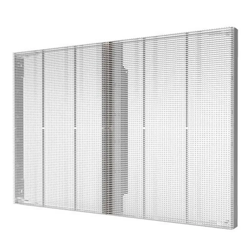 

Full color led display, highlight led transparent screen grille window screen