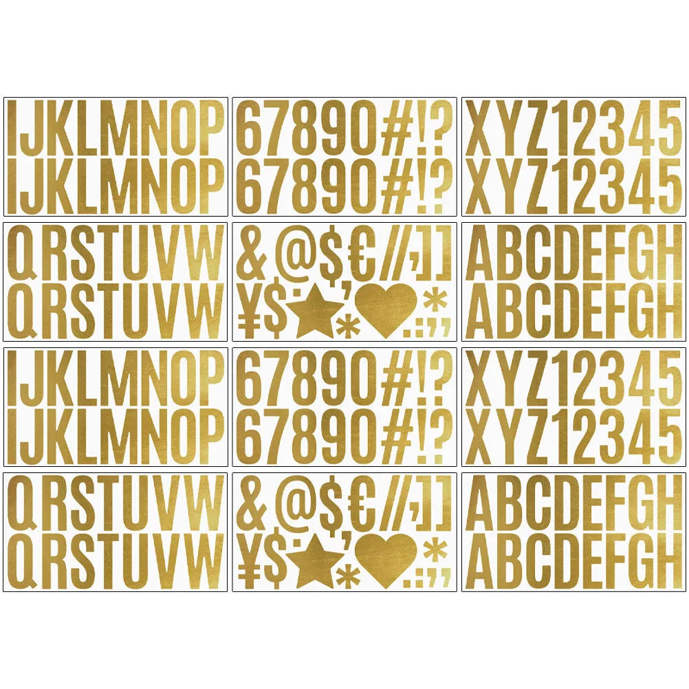 

12Pcs Adhesive Alphabet Stickers Letter Stickers for DIY Projects Cartoons Decorations Smooth Surfaces Walls Cars