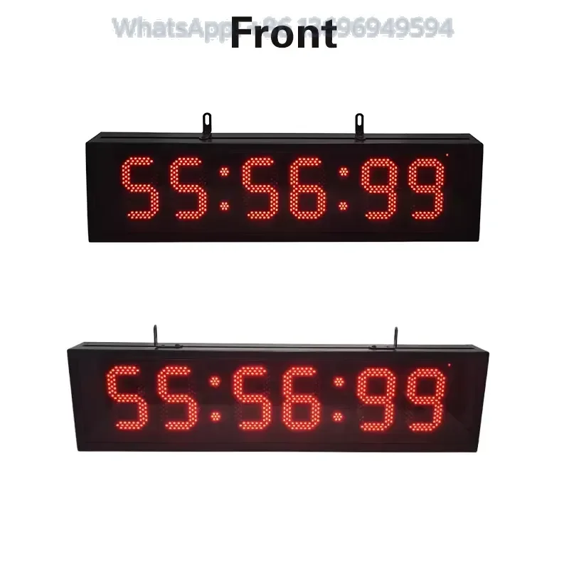 5-inch 6-digit Timer Clock Led Double-sided Display Custom Message Plug-in Power Large Outdoor Led Countdown Timer