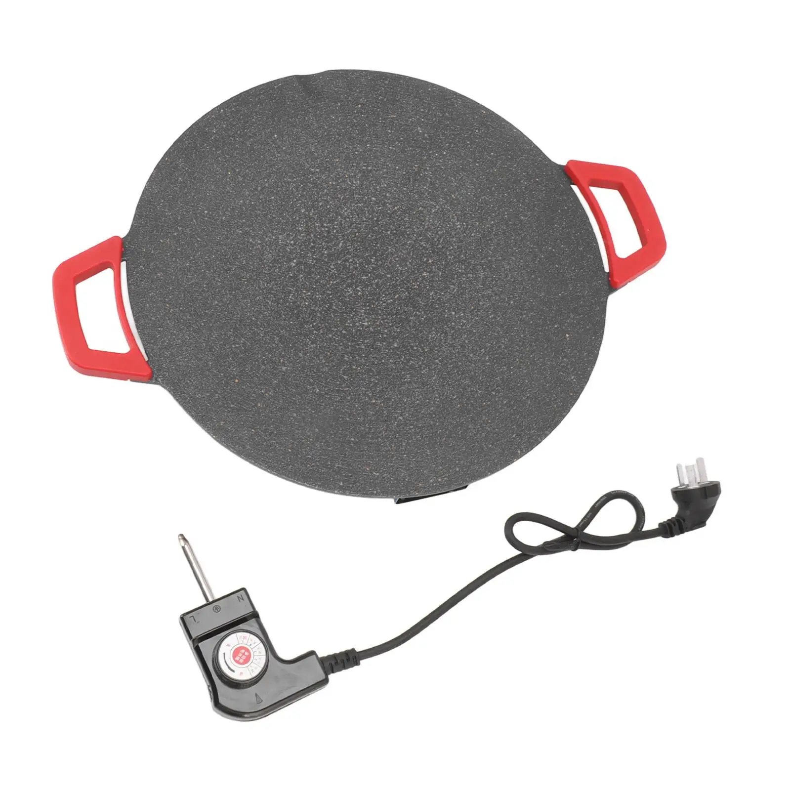 

Versatile Korean BBQ Grill Pan 220V Round Cooking Accurate Temperature Control Nonstick Kitchen Tool AU Plug