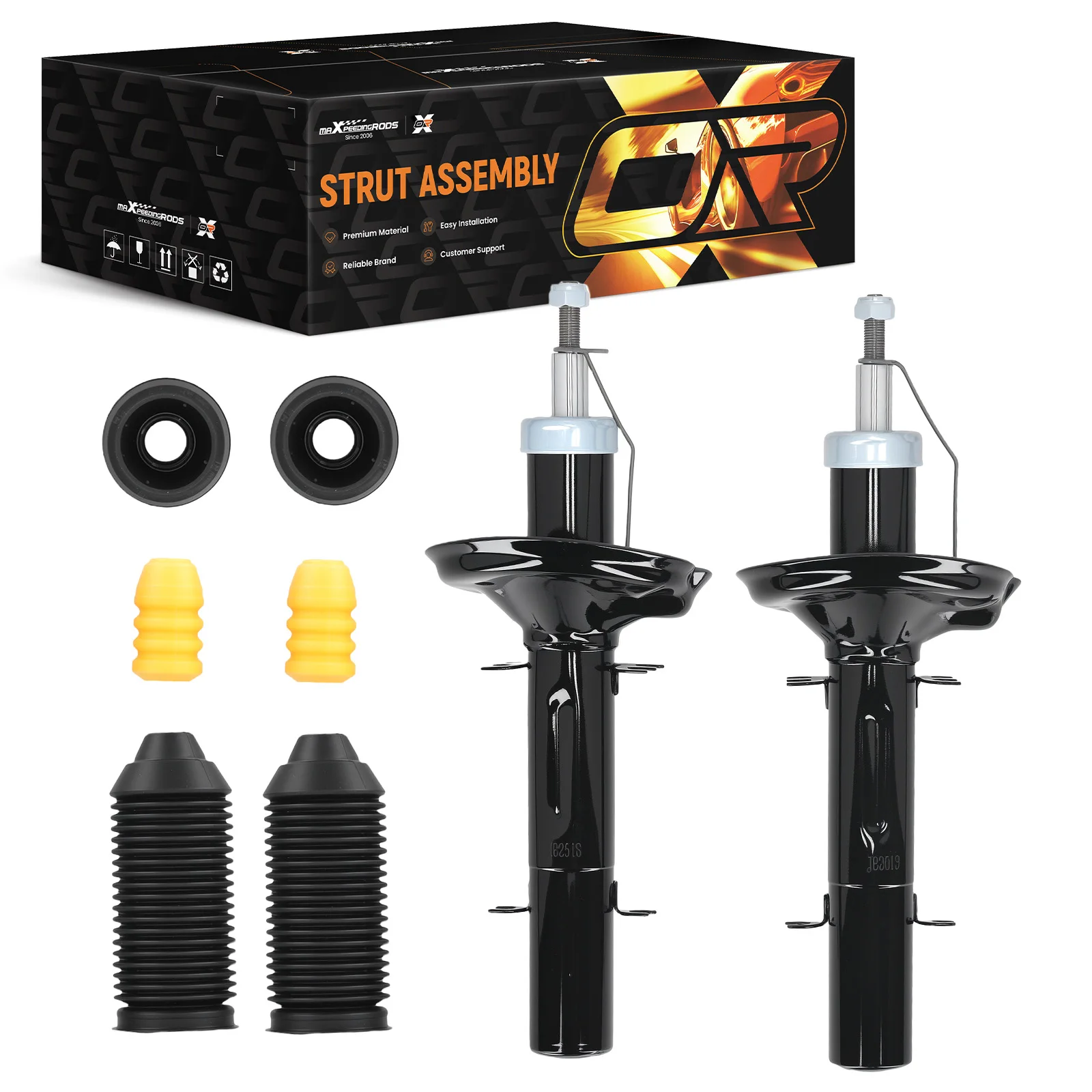 

MaXpeedingrods Front Strut Assembly OE Shock Absorber Kit for AUDI A3 for SEAT for VW BORA GOLF NEW BEETLE 1J0413031AB 1J0412331