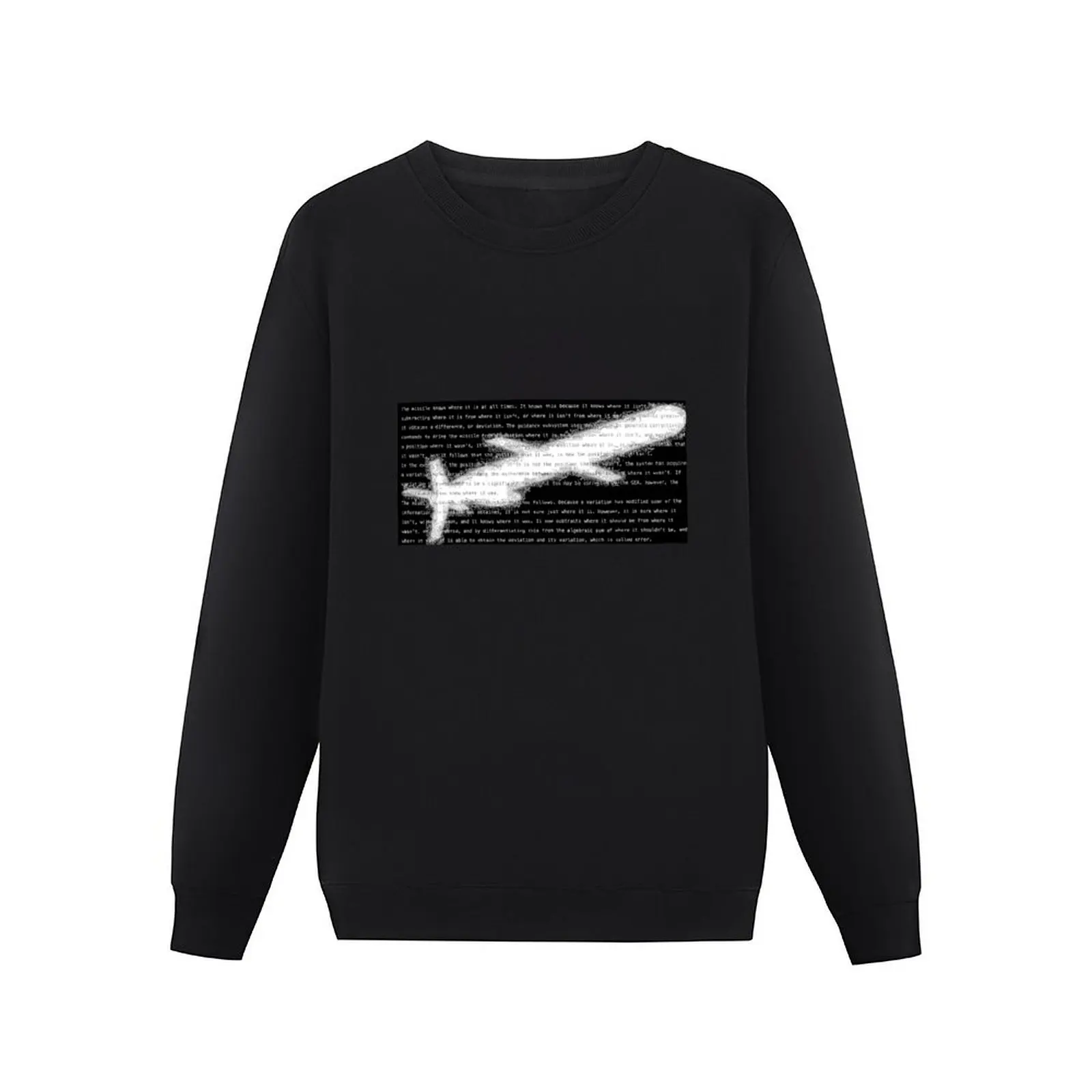 The missile knows where it is Pullover Hoodie anime clothing sweatshirt