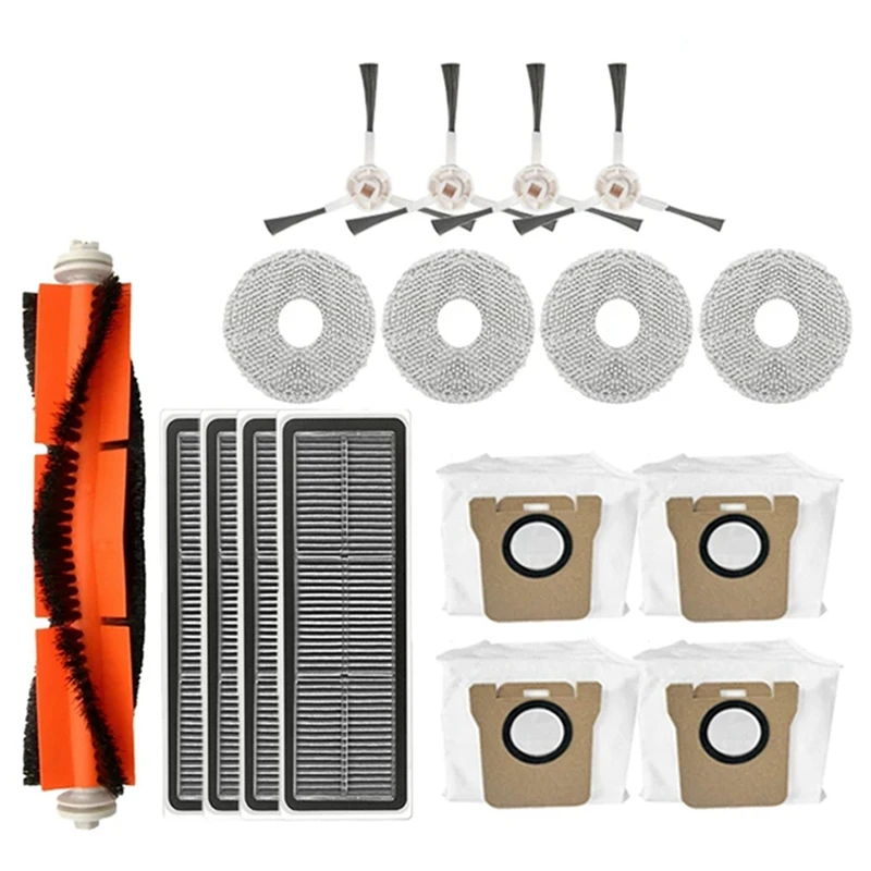 Hoofdborstel Hepa Filter Mop Stofzakken Vervanging Voor Xiaomi Mijia Omni 2 C102cn, B101cn, B116cn, X10 + Robotstofzuiger