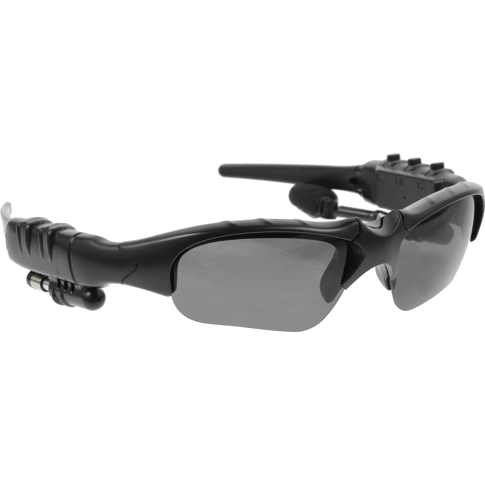 

Wireless Cycling Sunglasses Black Real Time Recording No Driver Needed Sleek Design Outdoor Sports Eyewear Fitness Accessories