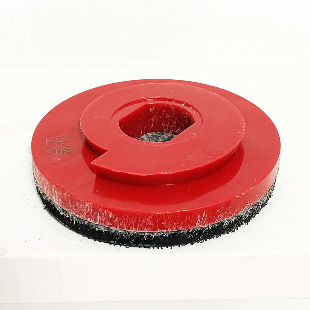 1Pc 4 Inch Snail Lock Snap Foam Back-up Pad With Plastic Base For Connection Of Angle Grinder And Polishing Pad With Snail Lock