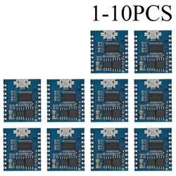 1-10PCS MP3 Player Module Voice Module 4MB Voice Playback IO Trigger Serial Port Control USB Download Voice DY-SV17F 