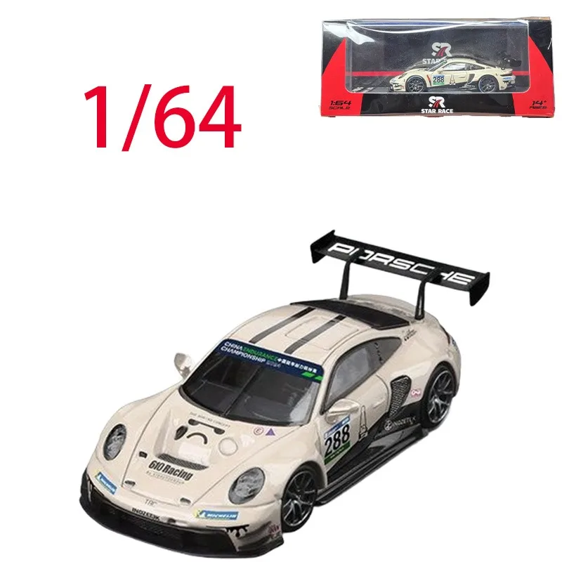 

SR Diecast 1/64 Scale Porschealloy Car Model Porsche 911 Racing Car Play Vehicles Toys for Boys Original Box Collection
