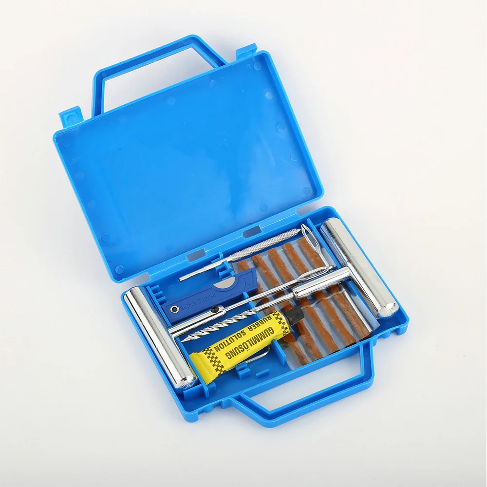Cars Tire Repair Kits Auto Repair Tools Set Automobile Motorcycle Bicycle Tire Repair Kit Tubeless Emergency Tire Repair Set