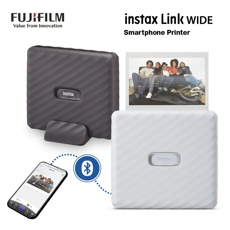 New Fujifilm Instax Link WIDE printer registered Print from video Motion control Print together in Fun Mode