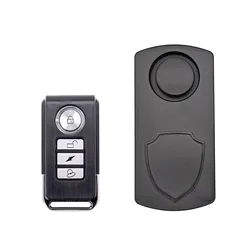 Wireless Remote Bike Alarm Waterproof Anti-Theft Bicycle Motorcycle Wireless Security Vibration Motion Sensor Alarm