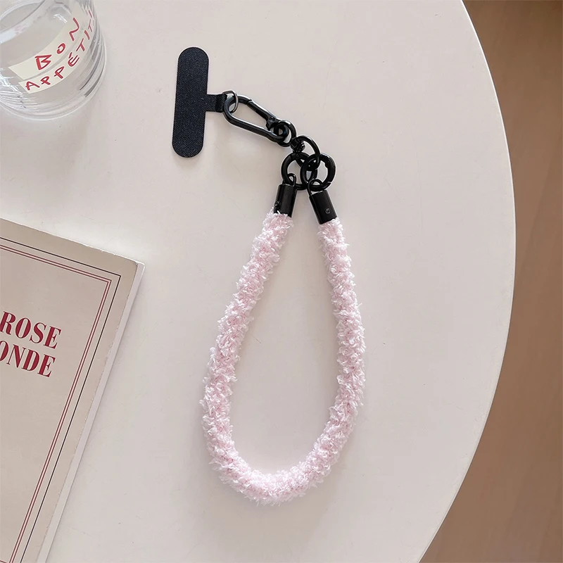 Kreative Plüsch-schlüsselanhänger Für Handy Lanyard Anti Verloren Knoten Seil Strap Schlüssel Ring Männer Frauen Auto Schlüssel Halter Schlüssel Zubehör