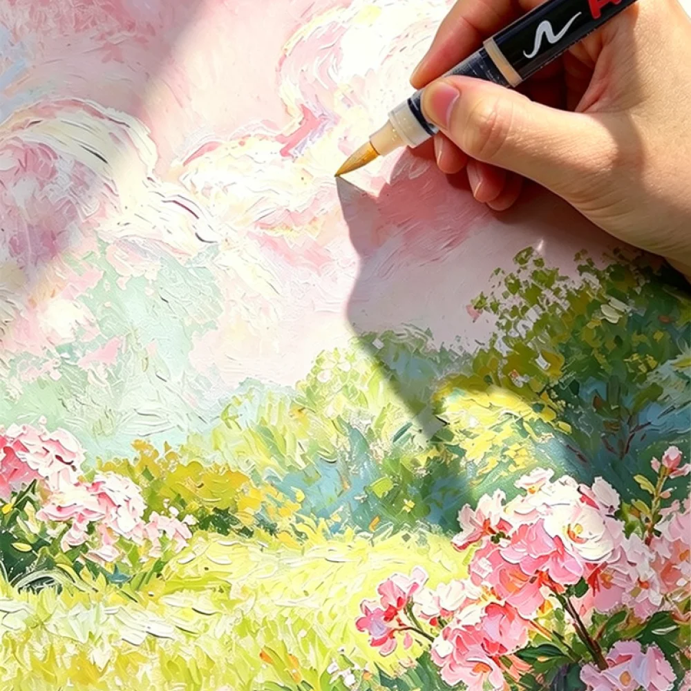 For For Tianyi Acrylic Markers Set Soft Tip Oil Based Skin Tone Paint Pens Professional Art Stationery For Drawing