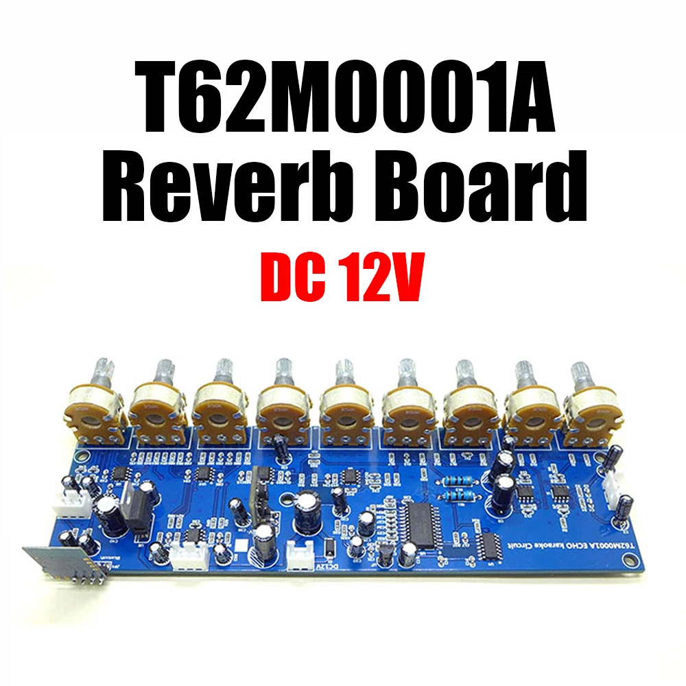 Karaoke ok Reverb Board Tone Preamp Pré-amplificador Trebel Bass Controle de Ajuste Música Estéreo Bluetooth T62m0001a T62m0001a