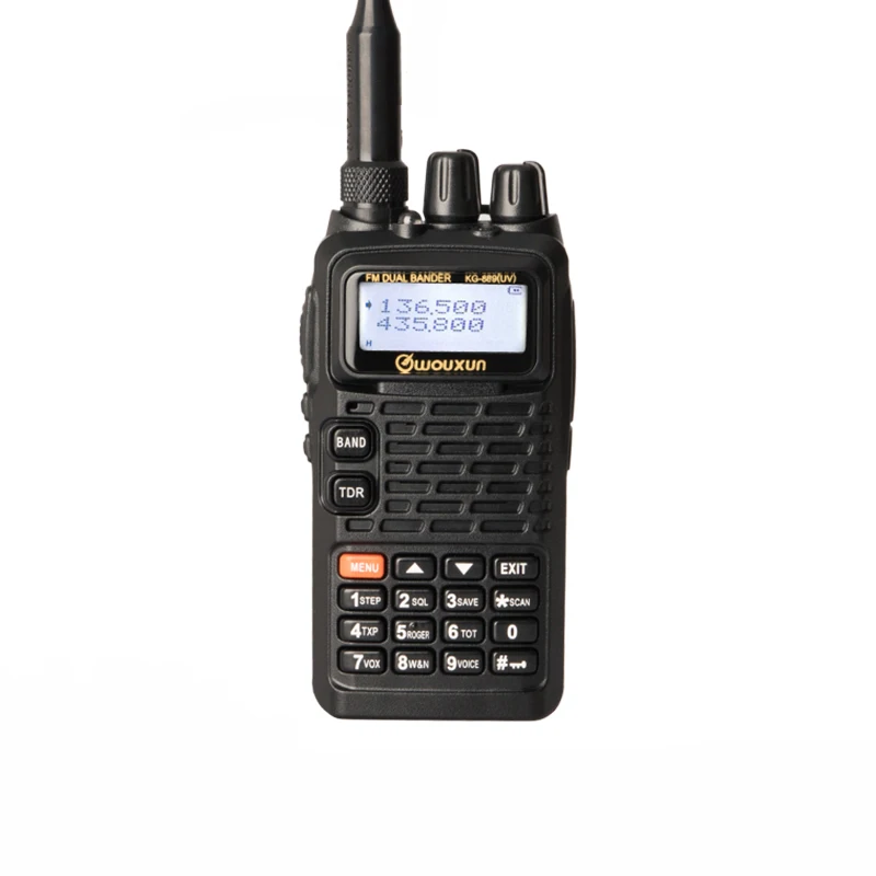 WOXUN KG-889 VHF UHF Ham Radio Dual Band Walkie Talkie With LCD Display