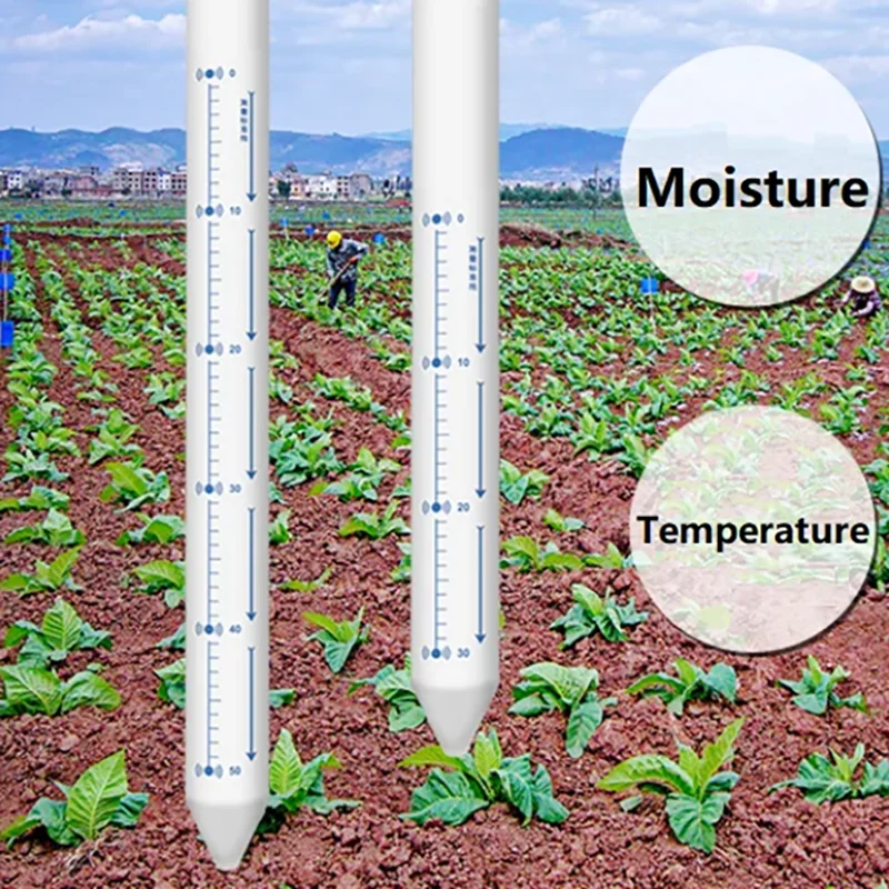 RS485 Digital LORA LORAWAN GPRS 4G Wireless 3 Layers Tubular Soil Moisture Sensor