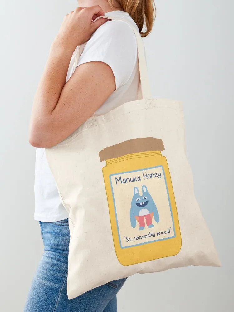 Bingo Bronson Manuka Honey Tote Bag Lady bags Customizable tote bag Shopping bags personalized tote Canvas Bag