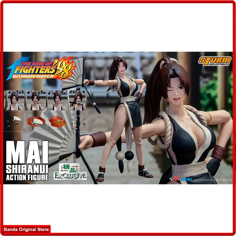 100% In Stock Original Storm Toys 1/12 Green Mai Shiranui Black Mai Shiranui The King Of Fighters '98 Ultimate Match Anime Toys