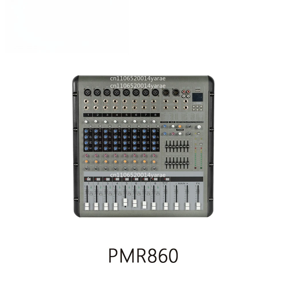 

650 Вт высокая мощность 8/12/16 дорожный профессиональный усилитель мощности микшер свадебное выступление Bluetooth аудио универсальная машина