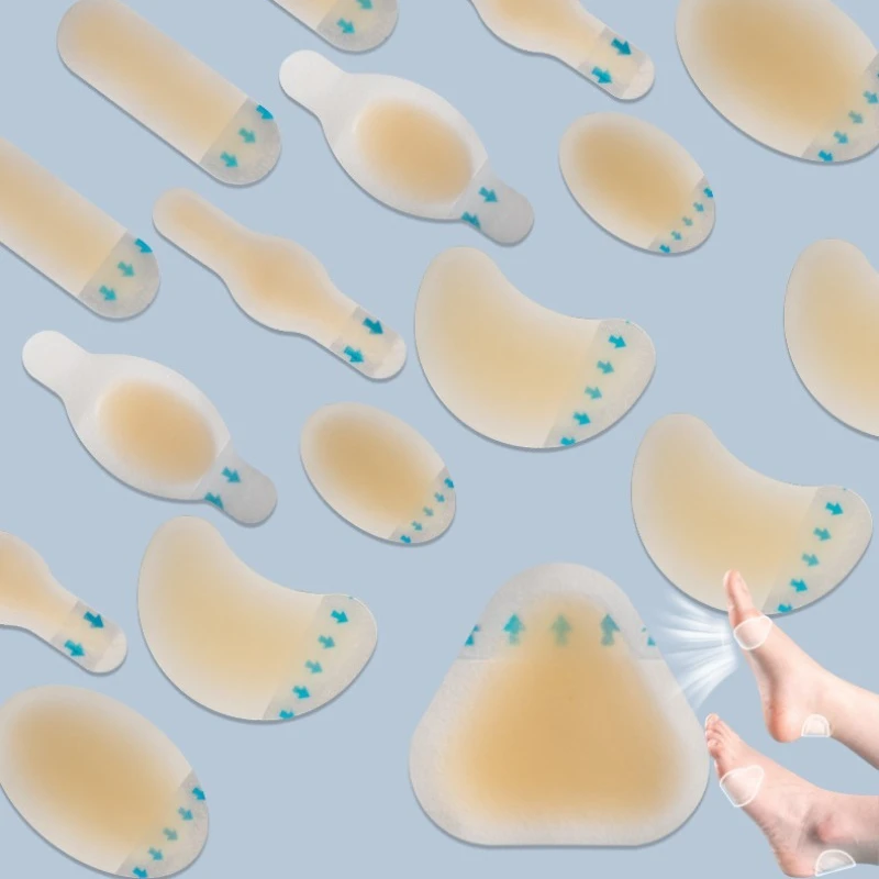 

10pcs Universal Gel Sticker Shoe Inserts Heel Cushion Pad Waterproof Hydrocolloid Blister Patches All Footwear Shoe Accessories