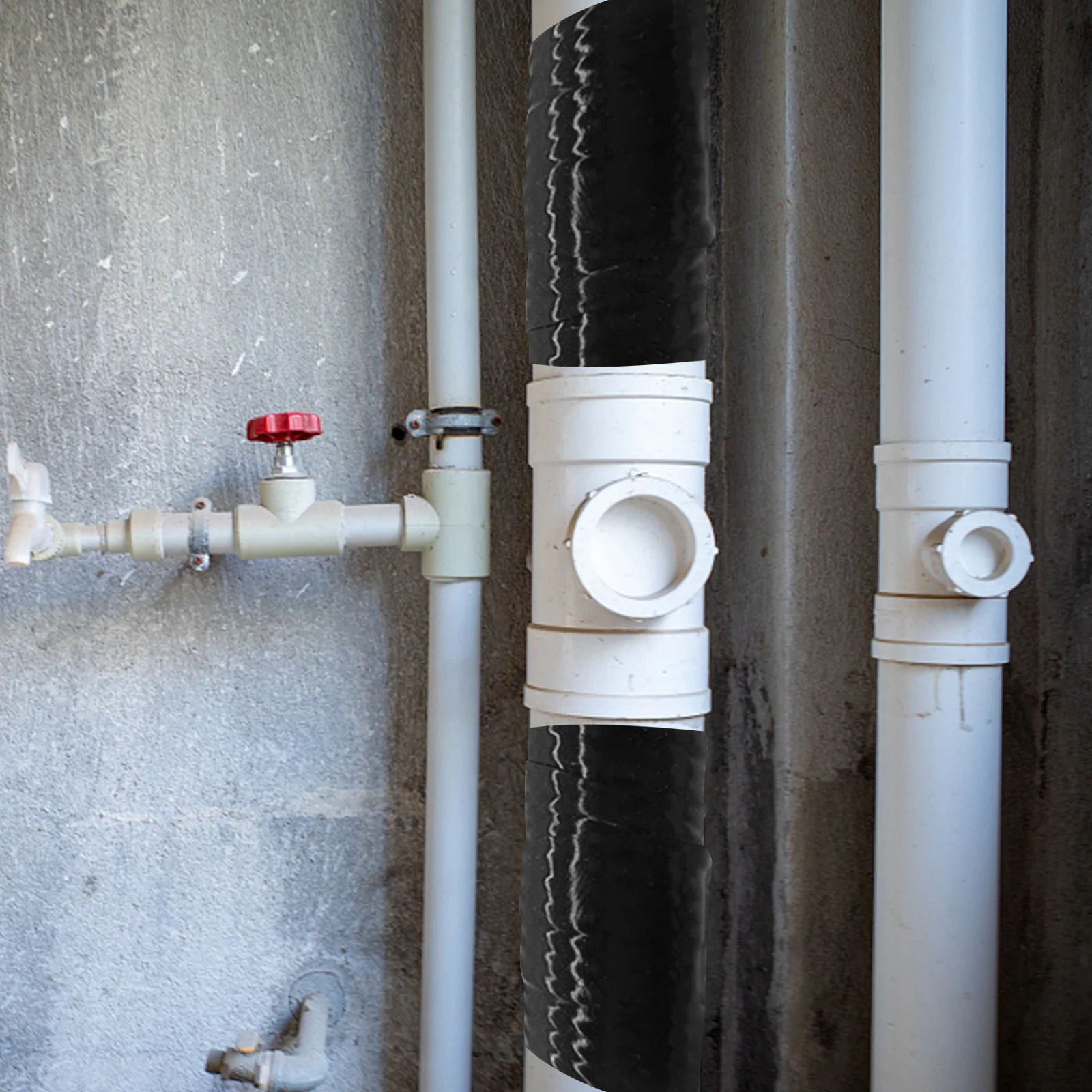 

High Temperature Resistance Waterproof Tape Duct Wide Silicone Rubber Hose Repair Pipe for Leaking Pipes