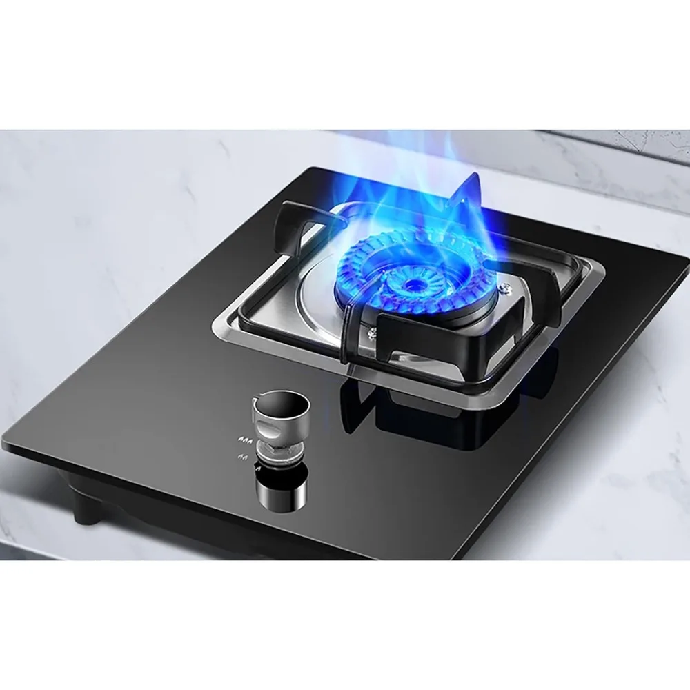 

Gas cooktop Desktop Burner Cooker gas hob 33CM Hob For Built-in Or Desktop，Natural Stove, Liquefied Petroleum,1 Cast Iron Portab