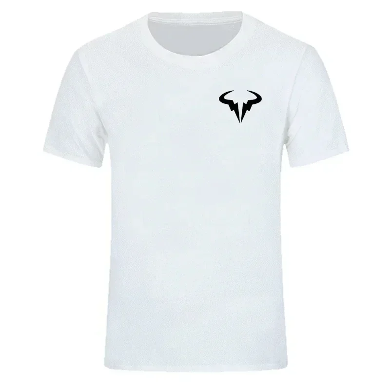 Popular Rafael B B Nadal Tennis Player Printed T-shirt Men's Short Sleeve Cotton T-shirt High Quality Men's Crewneck Top S-5xl