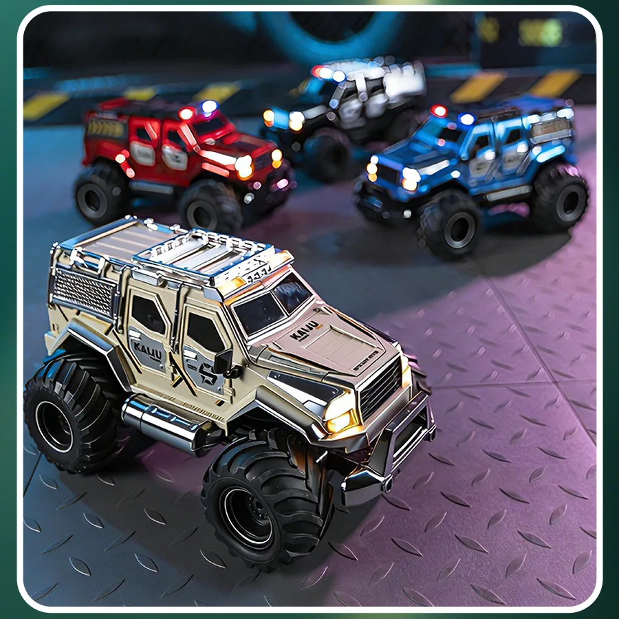 2 In 1 Amphibious RC Off Road Car Land Water Vehicle Cobra Shape Transform Water Spray Remote Control Toy For Children