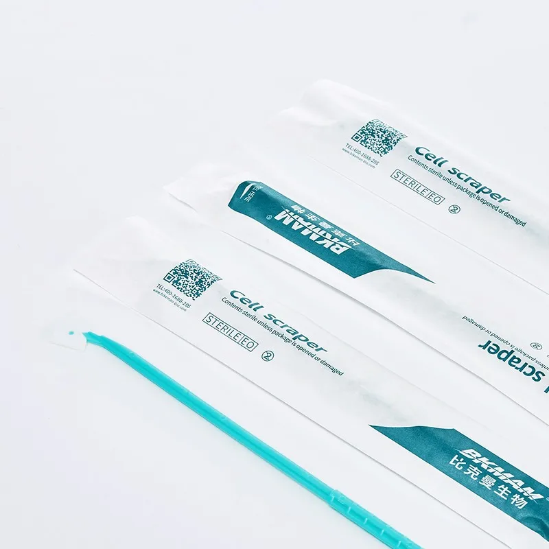 Raspador celular estéril de laboratório Raspador celular estéril independente 18cm