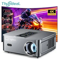 ThundeaL Proyector Rojo Azul Gafas 3D para Juego DVD Película Cine Anaglifo Enmarcado Rojo Azul Gafas 3D Proyector Estéreo 3D