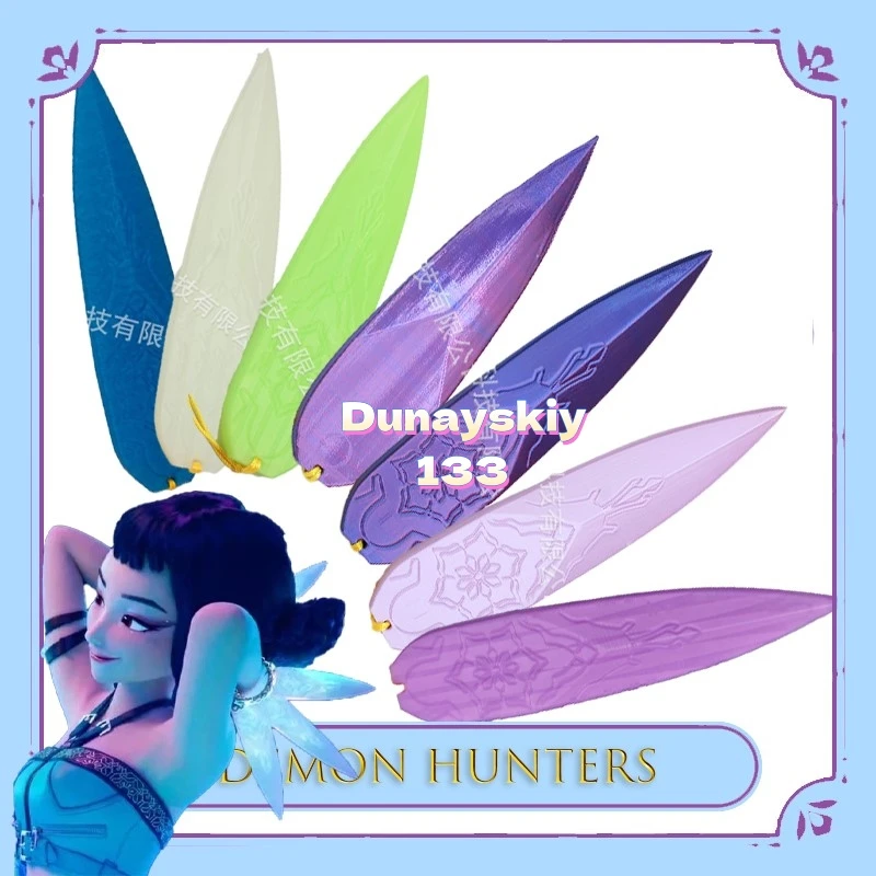 KPop Demon Hunter Zoey Lights Dart Weapons Costume Props Ideal For Girls' Halloween Carnival & Party Supplies