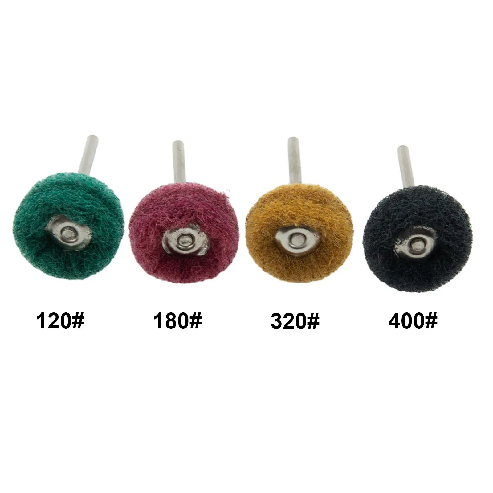 Polishing Wheels Abrasive Wheel Nylon Brush Practical 3mm Shank For Metal Polishing For Rotary Tool Buffing Wheels