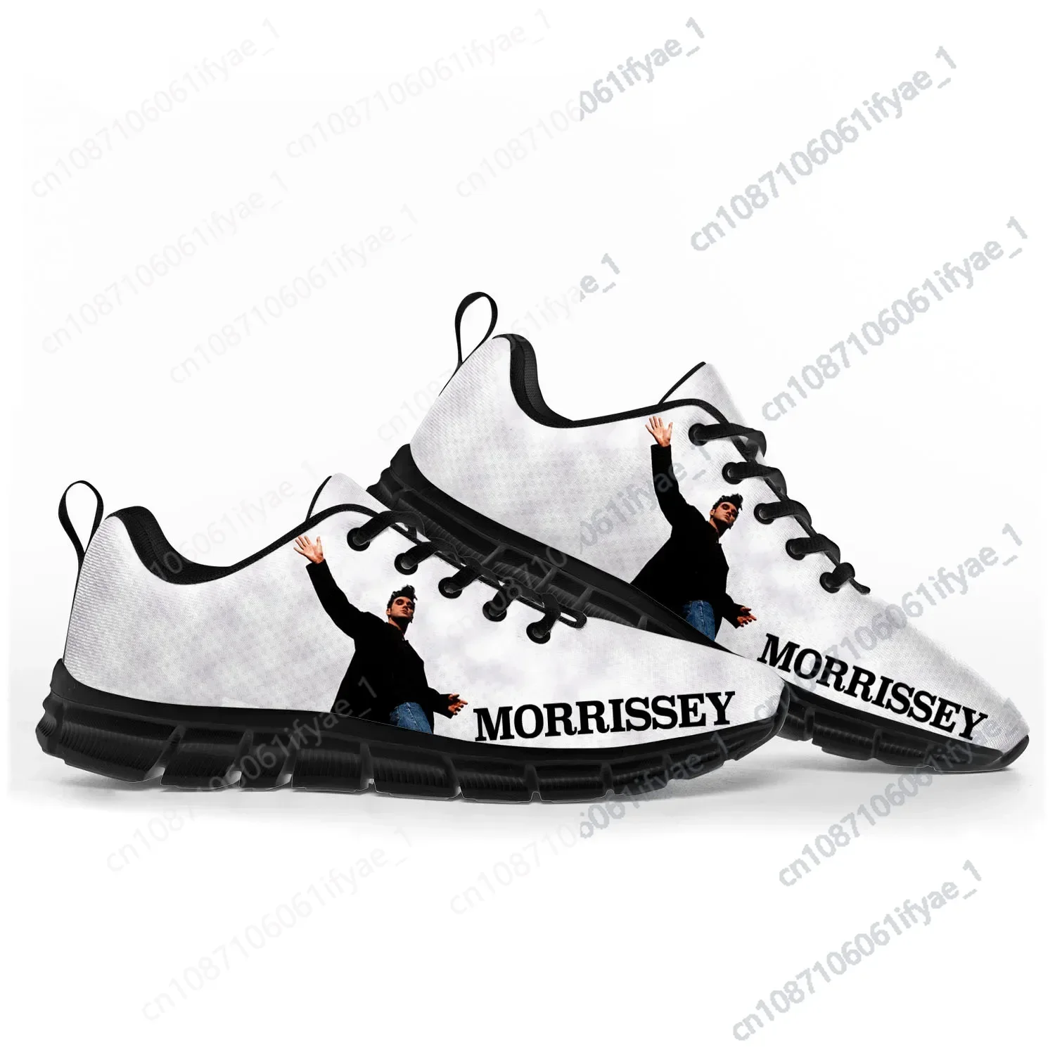 

Morrissey Rock Singer Pop Sports Shoes Mens Womens Teenager Kids Children Sneakers Casual Custom High Quality Couple Shoes Black