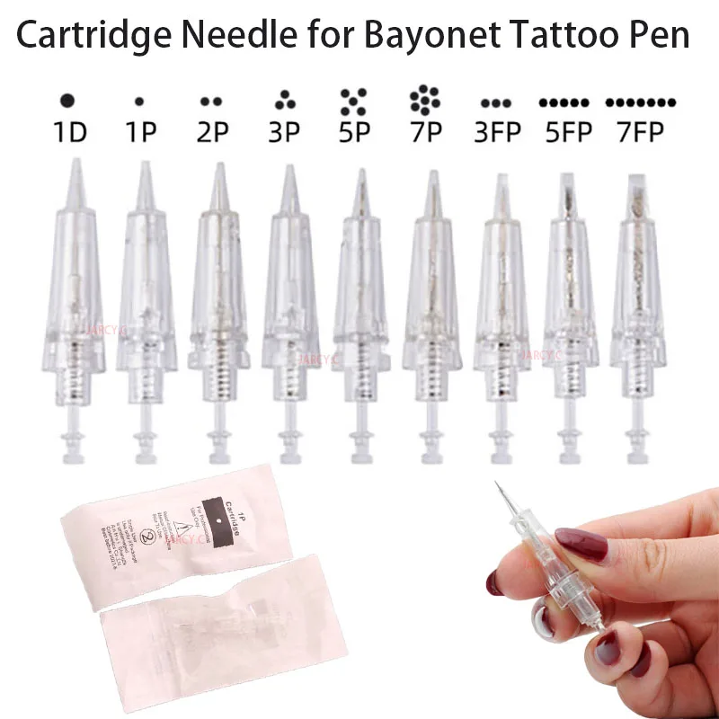 

Microblading Permanent Makeup Bayonet Needles 1P/3P/5P/7P Disposable Tattoo Eyebrow Cartridge Needle For PMU Tattoo Machines Pen