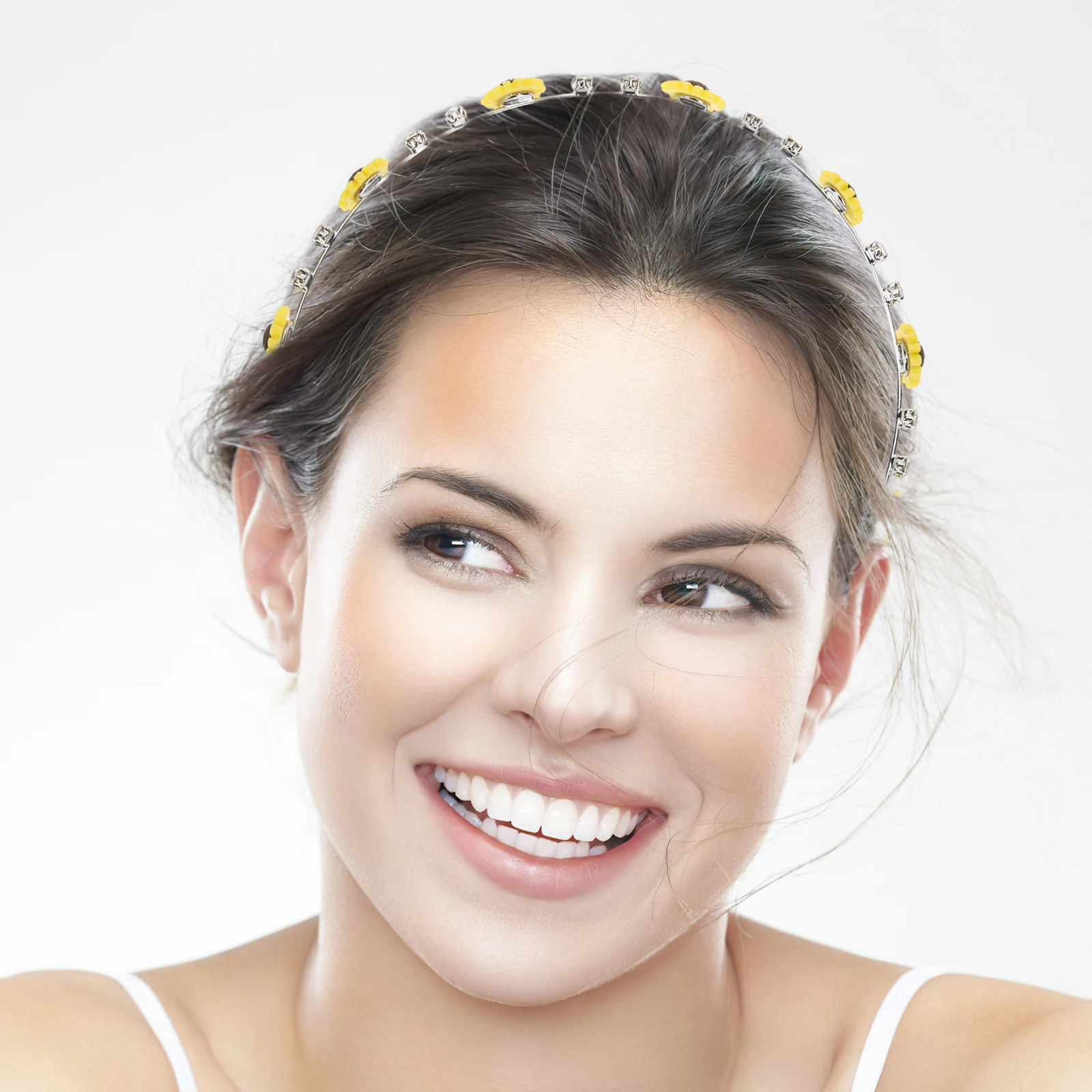 

2Pcs Sunflower Headband Classic Lightweight Safe for Stage Shows Performances Women Hair Accessory Sunflower Headband