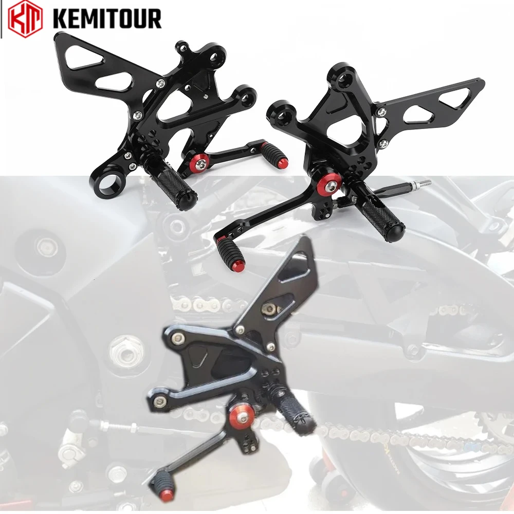 Foot Rests GSXS1000 GSX-S1000F For SUZUKI Katana GSX-S1000Z 2015 2016 Rearset Rear Footrests Adjustment Rider Motorcycle Pegs