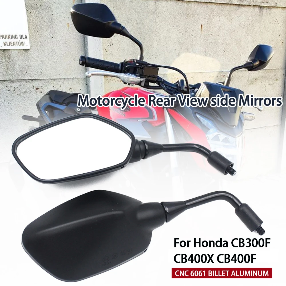 

For Honda CB300F CB400X CB400F CB500X CB500F CB650F X ADV 750 Accessories Stealth Mirrors Adjustable Mirrors