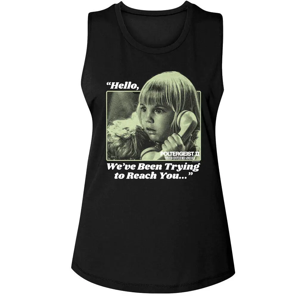 Poltergeist II Hello We've Been Trying to Reach You Women's Tank Phone Other T Shirt