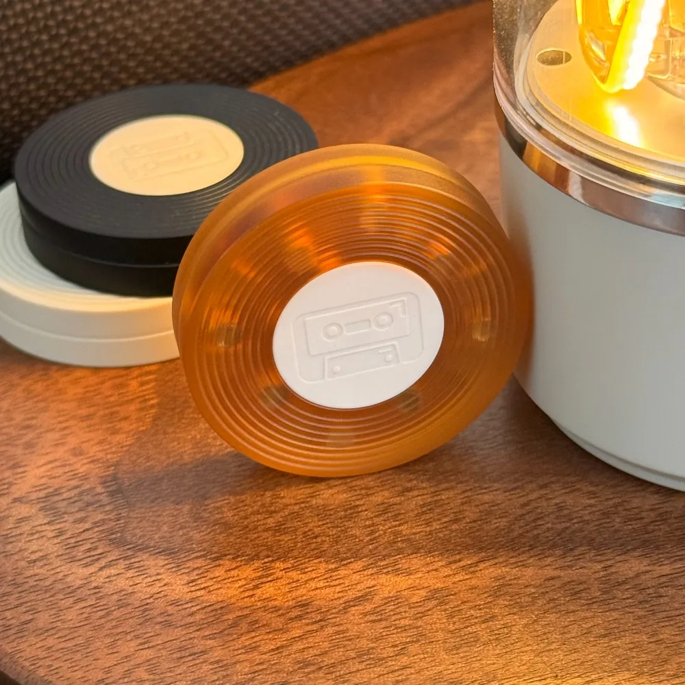 SJYEDC Record Player Mechanical Tinkling Coins Densely Rhythmic Track Fingertip Card Pushing Stress Relief Toy
