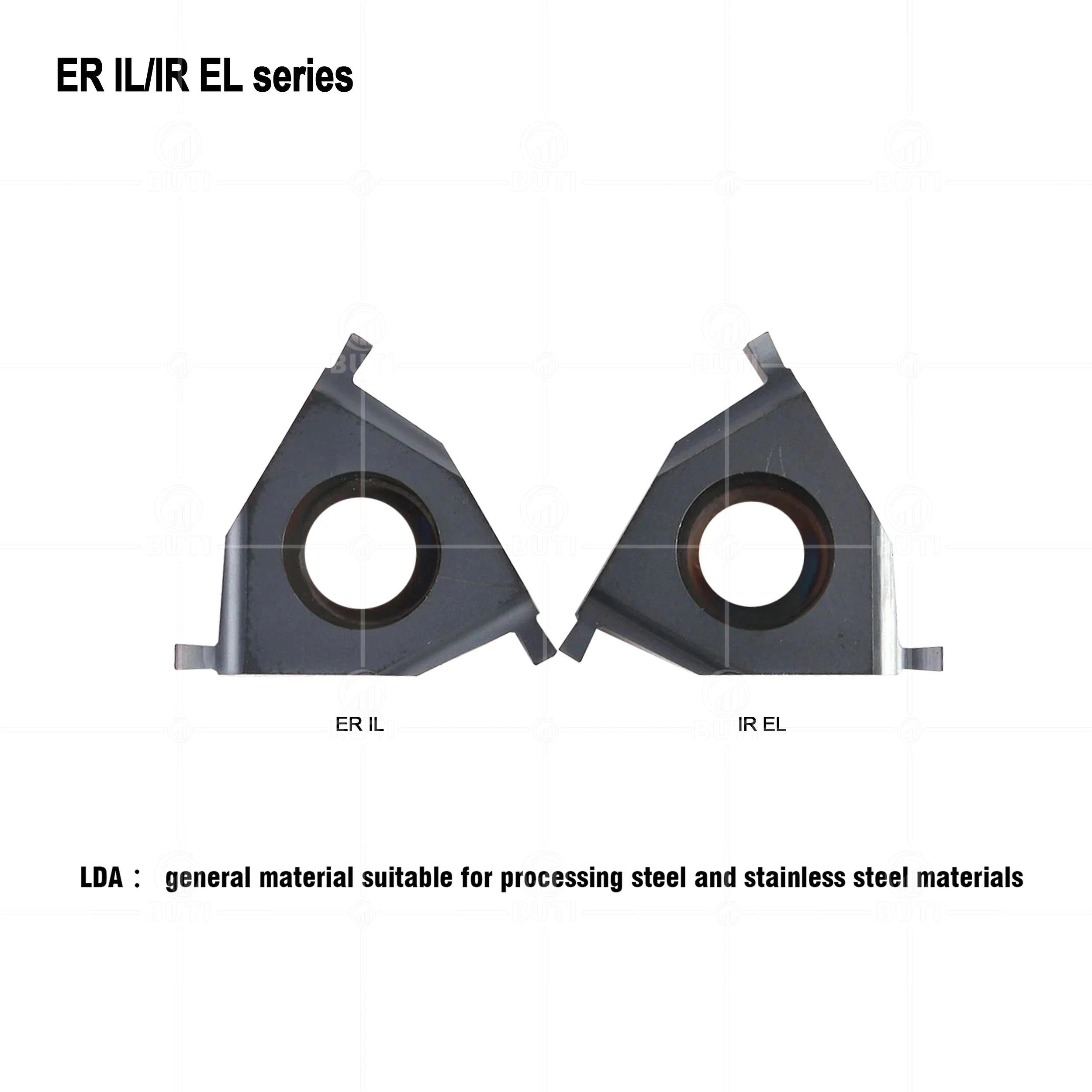 Deskar-hoja de torno de ranurado de carburo CNC, 100% Original, 16ER/IL, 16IR, EL 0,7-1,0, 1,1, 1,2, 1,3, 1,5, 1,6, 1,7, 1,8, 1,9, 2,0